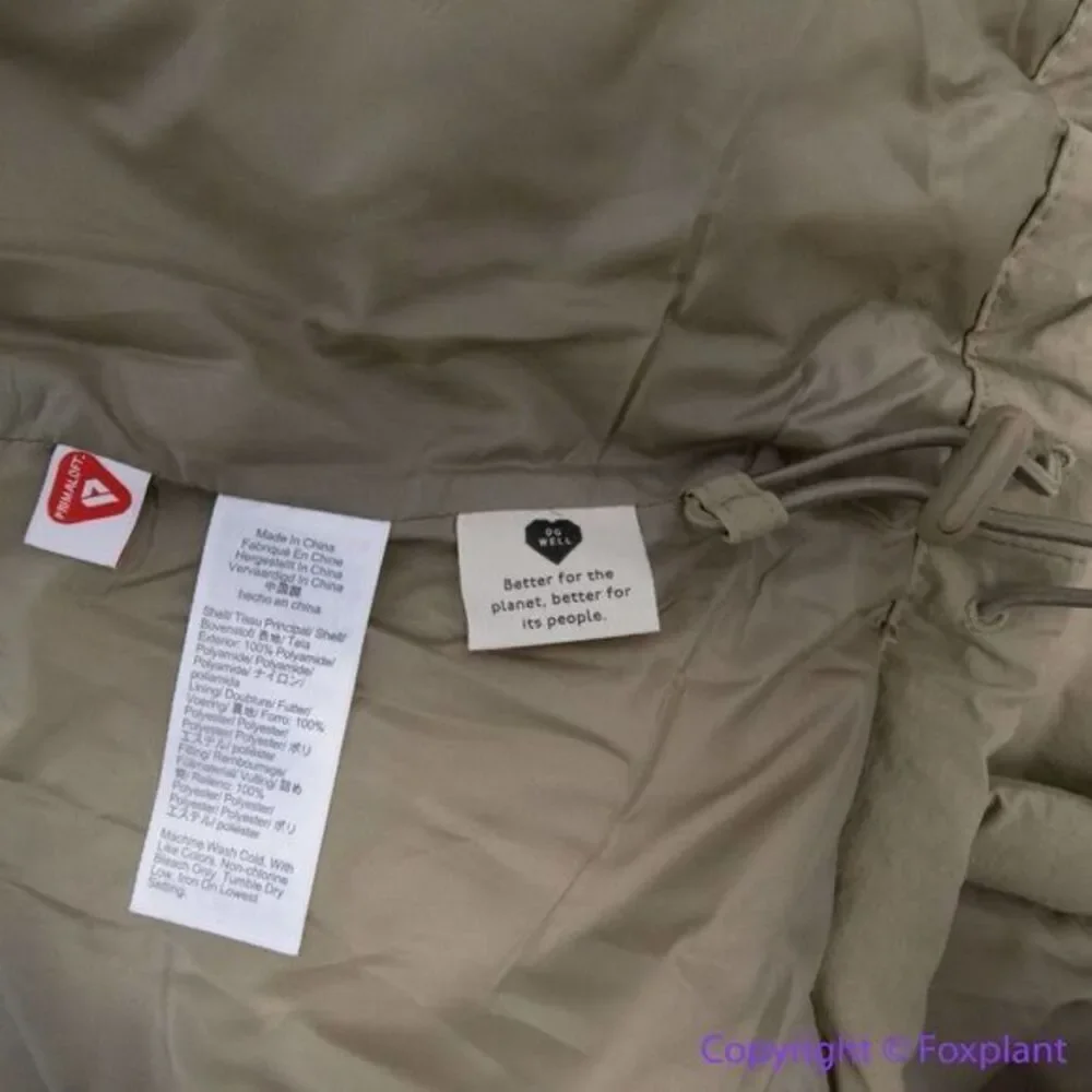 NEW Madewell Holland Quilted Puffer Parka in‎ faded military green, 1X - Picture 14 of 16